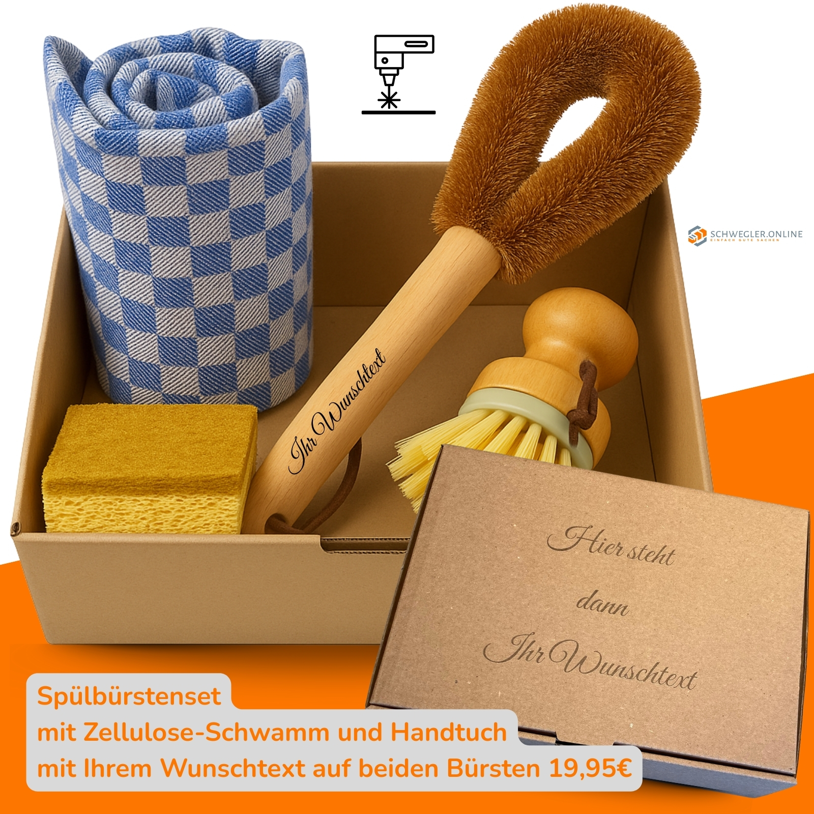 Abspül-Bürsten-Set